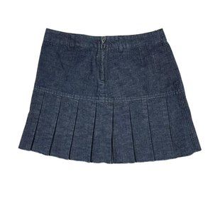 Vintage Y2K Pepe Jeans Low Rise Mini Skirt Pleated